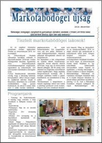 2016. évi Markotabödögei újság